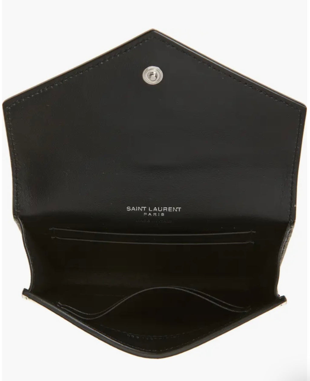 Kleine Geldbörse aus Leder mit Croc-Prägung